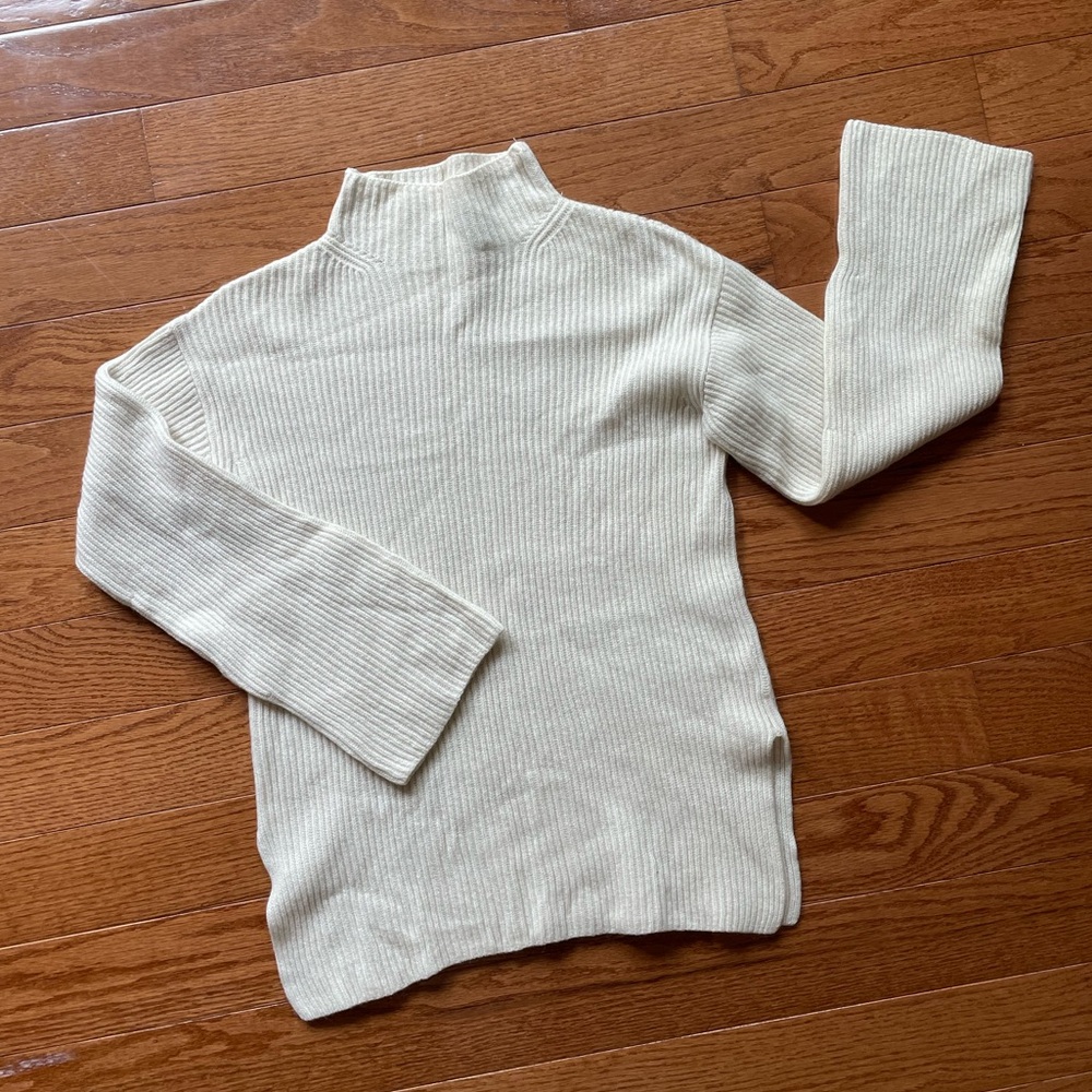 Everlane 100% cashmere mock neck Sweater